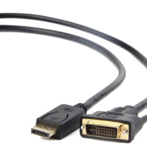 Cabo Conversor DisplayPort Macho - DVI Macho (1,8 mts) - GEMBIRD