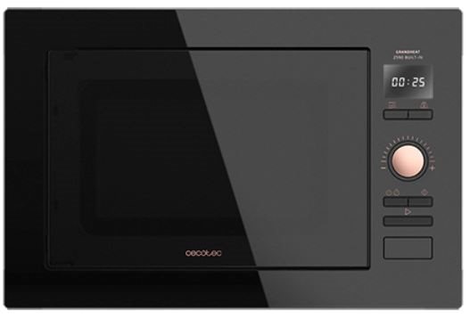 Microondas Integrado c/ Grill 25L 900W (Preto) - CECOTEC