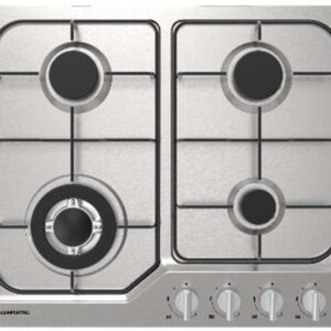 Placa a Gás CFH6401GX 4 Bocas (Inox) - CONFORTEC