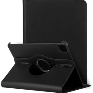 Capa Giratória iPad Pro 11 2020/2021/ iPad Air 4 2020 10.9 Couro Sintético (Preto) - COOL