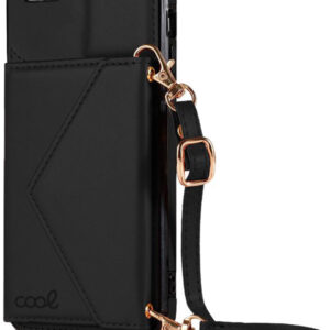 Capa iPhone 7 / 8 / SE 2020 Carteira Pingente Preto - COOL