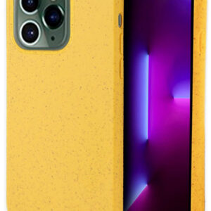 Capa Eco Biodegradável p/ iPhone 14 Pro (Amarelo) - COOL