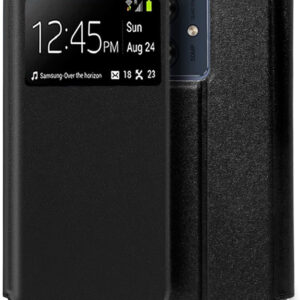 Capa Flip p/ Motorola Moto G54 5G (Preto) - COOL