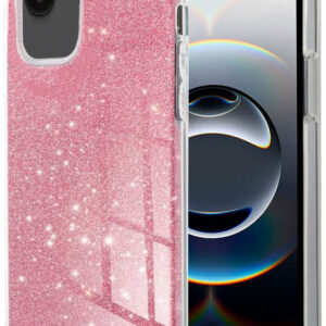 Capa p/ iPhone 16e Glitter Rosa - COOL