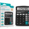 Calculadora Eletrônica Solar NOVOTECK CLR-003 com Display de 12 Dígitos e Energia Solar