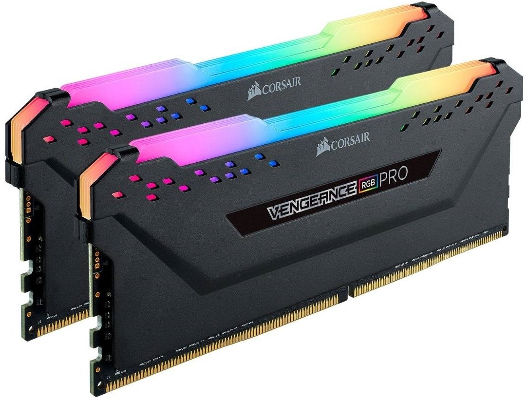 Memória RAM Vengeance RGB Pro 32GB (2x16GB) DDR4-3200MHz CL16 (Preto) - CORSAIR