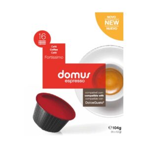 Cápsulas Dolce Gusto Domus Espresso (16 Unidades) Fortissimo
