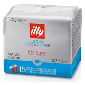 Pack 15x Cápsulas MPS illy Descafeinado