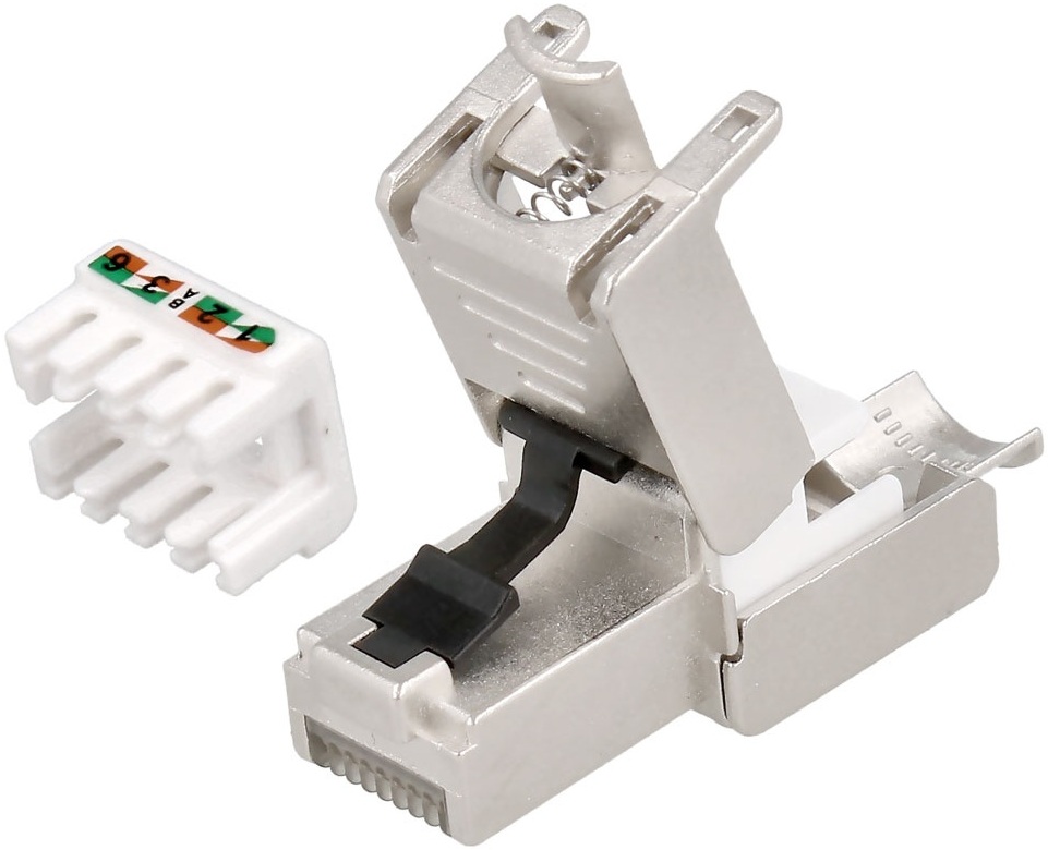 Conector RJ45 Cat.6A FTP Tool-Less Macho - NIMO