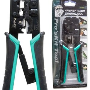 Alicate Cravar Fichas RJ11 / RJ12 / RJ22 / RJ45 - Proskit