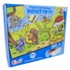Puzzle Insect Party Pintar c/ 12 Marcadores (24 Peças)