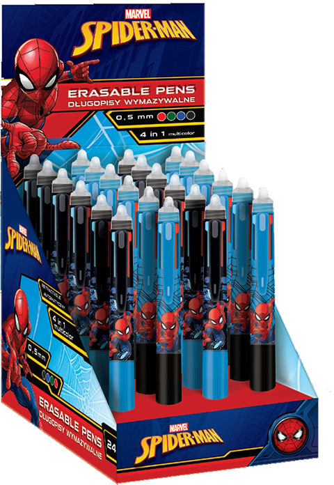 Caneta Apagável Multicor Spiderman - COOLPACK