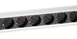 Extensão 8 Tomadas s/ Fios Interruptor de Alumínio 3500W 16A (1,8 mts) - CROMAD