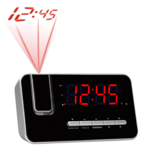 Relógio Despertador c/ Projeção 180º PLL FM - DENVER