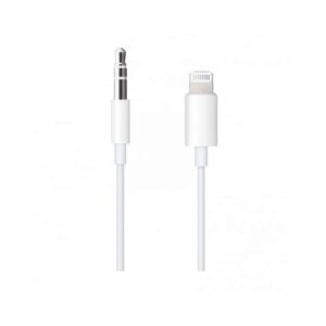 Cabo Apple Lightning a Jack para Auriculares 3.5mm    1.2m   Branco