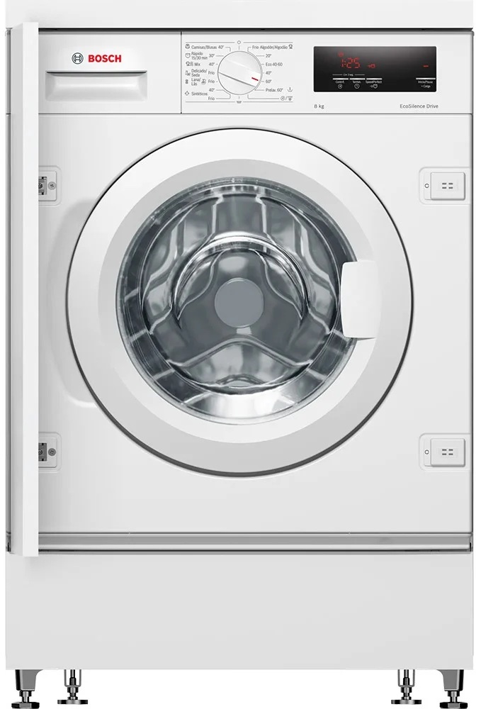 Máquina de Lavar Roupa Encastre Serie 6 8Kg 1400RPM Branco - BOSCH   (NOVO - Danos Estéticos Frente)
