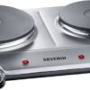 Placa Elétrica Discos Duplos 18 / 15cm 2500W (Inox) - SEVERIN