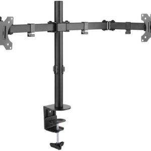 Suporte de Secretária Horizontal p/ Duplo Monitor de 13~32 (Preto) - NAPOFIX