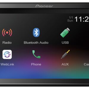 Auto Rádio 6,2 Ecrã Táctil Clear Type Bluetooth/USB/Smartphone Mirroring - Pioneer