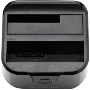 Docking Station p/ Discos Rígidos 2.5/3.5 (Preto) - CONCEPTRONIC