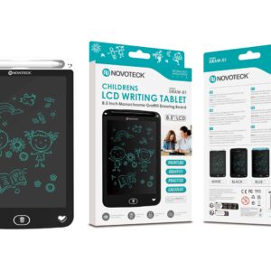 Tablet de Escrita LCD para Crianças - 8,5'' Polegadas, DRAW-01 Branco