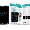 Tablet de Escrita LCD Colorido para Crianças - 12'' Polegadas, DRAW-06 Branco