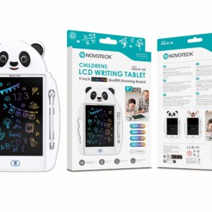Tablet de Escrita LCD Infantil 9'' Polegadas - Cores Vivas, Design de Panda DRAW-08
