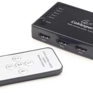 Switch c/ Interface HDMI 5 Portas - GEMBIRD