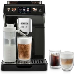 Máquina de Café Automática Eletta Explore 1.8L 1450W (Cinzento) - DELONGHI