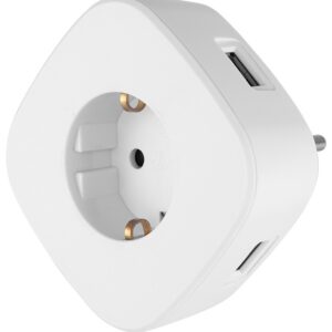 Tomada Inteligente c/ 3 Tomadas USB e 1 Schuko - ORBEGOZO