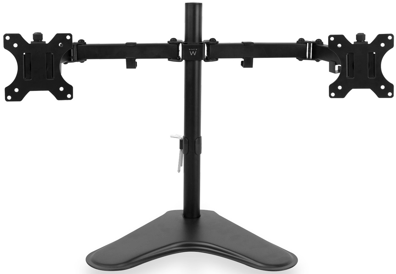 Suporte de Mesa Duplo p/ 2 Monitores de 13 a 32 (Preto) - EWENT