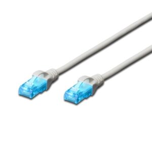 Cabo de Rede RJ 45 Cat5e U/UTP 5m (Cinzento) - EWENT