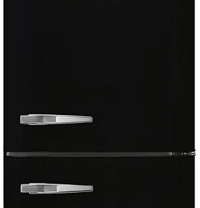 Frigorífico Combinado Anni 50 FAB32RBL6 331L No Frost (Preto) - SMEG