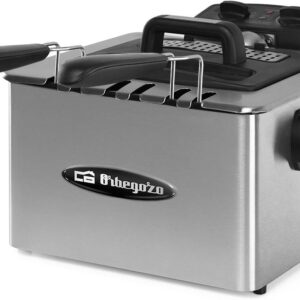 Fritadeira Eléctrica Dupla FDR 55 4.5L 2180W (Inox) - ORBEGOZO