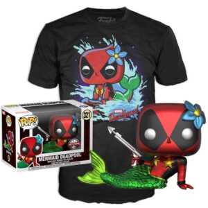 Figura Pop! Mermaid Deadpool c/ Camisola Tamanho L - FUNKO