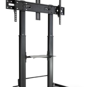 Suporte de Chão Amovível Zeus p/ TV 60 a 100 Máx. 100Kg (Preto) - TOOQ