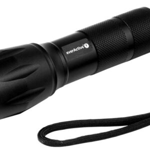 Lanterna LED CREE XM-L2 10W 600Lm c/ Zoom - (3x Pilhas AAA / 1x Pilha 18650) - everActive FL-600