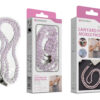 Cordão Pedra Pêssego para Telemóvel NOVOTECK GS-008 Roxo