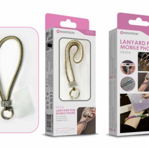 Cordão Fashion Universal para Telemóvel GS-016 AMARELO