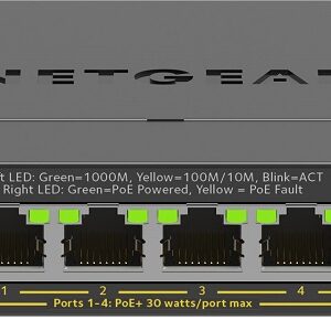 Switch de Rede GS305EPP-100PES Gerido L2/L3 Gigabit Ethernet 1000 Mbit/s (PoE) - NETGEAR