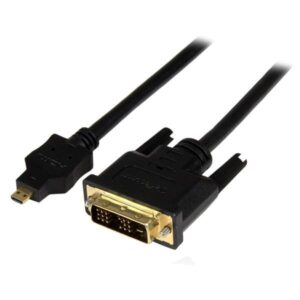 Cabo Adaptador Micro HDMI Macho - DVI-D Macho (1 metro) - STARTECH