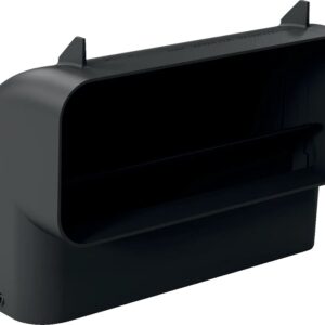 Curva 90 ° Vertical p/ Tubo Plano (Preto) - BOSCH