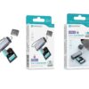 Leitor de Cartões 2 em 1 Novoteck HK-095 – USB-C, Compatível com SD, TF (MicroSD), SDHC, SDXC