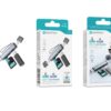 Leitor de Cartões 3 em 1 HK-099 – USB-A + Type-C, Compatível com SD, TF (MicroSD) e USB OTG