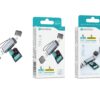 Leitor de Cartões 2 em 1 HK-100 – USB-A + Lightning, Compatível com SD e TF (MicroSD)