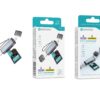 Leitor de Cartões 2 em 1 HK-101 – Type-C + Lightning, Compatível com SD e TF (MicroSD)