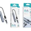 Hub USB-A + USB-C HK-114 2 em 4 com 1 USB 3.0 + 2 USB 2.0 + 1 USB-C