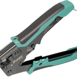 Alicate Compacto p/ Cravar Fichas de Rede RJ45 UTP/FTP - Proskit CP-342