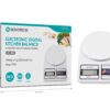 Balança Digital de Cozinha Novoteck JC-004 – Alta Precisão, Capacidade de 5 kg, Função Tara e Design Moderno