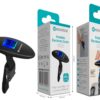 Balança Portátil Eletrônica Novoteck JC-011 - Capacidade 40kg, Precisão 10g, Display LED Azul, Gancho de Aço